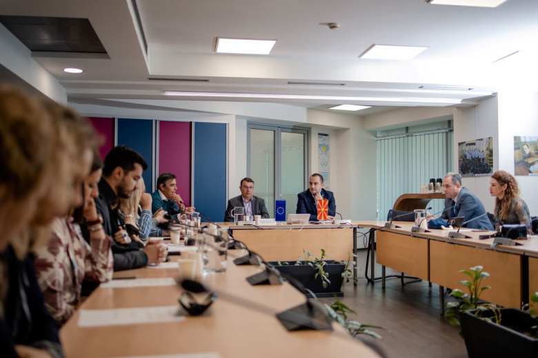 Шаќири на координативен состанок со претставници на ЕУ делегацијата во Скопје