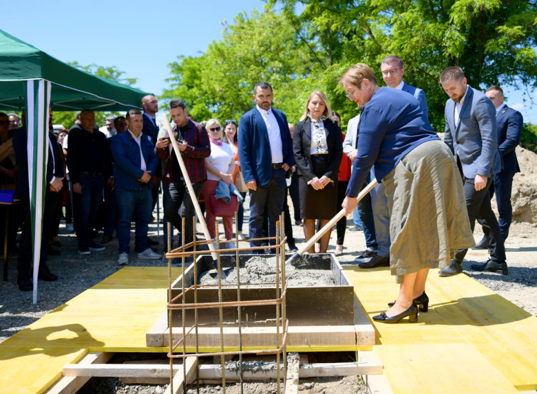 Започна изградбата на спортска сала во училиштето „Гоце Делчев“ во Долно Лисиче